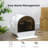 Sabrina Plastic Enclosed Litter Box with Scoop-69812522
