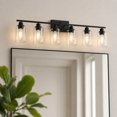 Applique à bras noire à 3 lumières