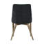 Chaise d'appoint Linden - Ardoise avec pieds naturels-130615983