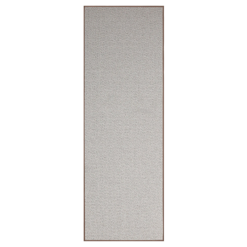 Ghala Iconic Beige Area Rug, Runner 4' x 18'