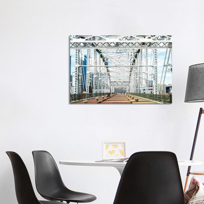 Shelby Pedestrian Bridge, Cumberland River 1 Piece Wall Art on Canvas