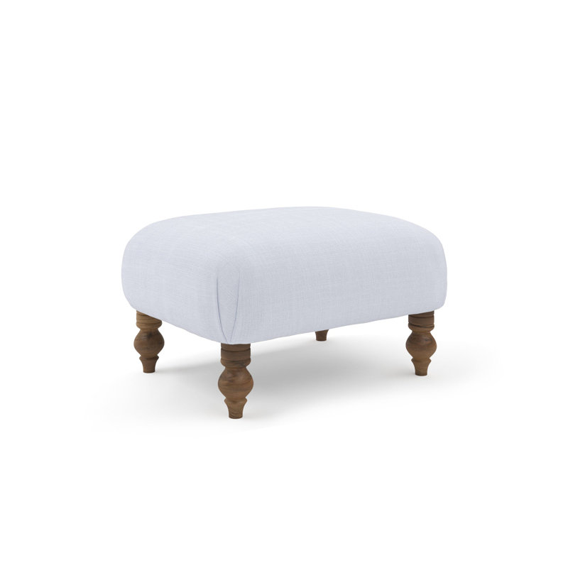 Winslow Ottoman, White