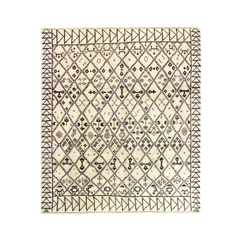 Moroccan Area Rug in Ivory