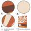 «Retro Terracotta Sun Midcentury Landscape» sur toile-89542761-89542760
