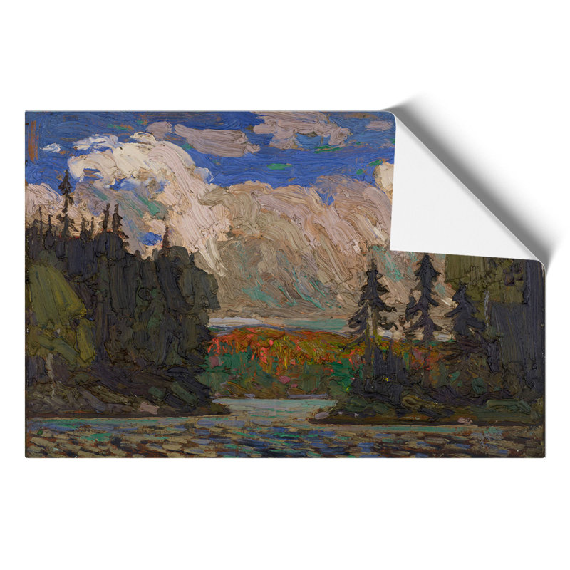 Black Spruce in Autumn by Tom Thomson - Unframed Painting, 21cm H x 30cm W x 0.1cm D