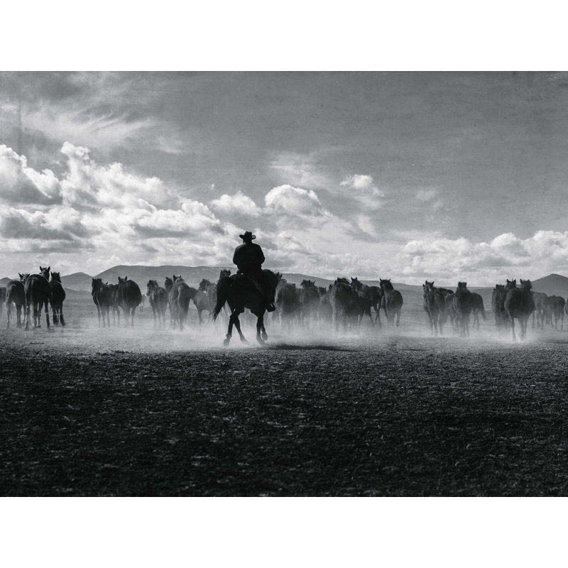 Traditional Western Cowboy - Photographie sur toile tendue, H 30 po x l 40 po
