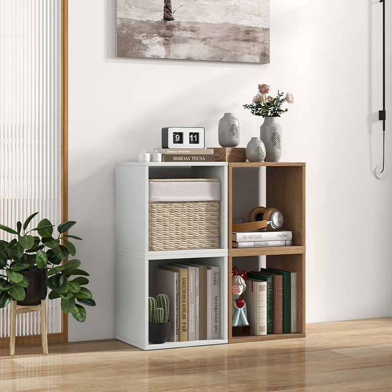 30.5''H X 15''W Elandra Bookcase, Brown