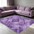 Purple Modern Geometric carpet-easy to clean, machine-washable, soft and comfortable; suitable for door mats, kitchens, living rooms, bedrooms, corridors, and laundry areas. Easy to clean, durable carpet for home decoration.-814588357
