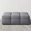 Elmfield 100cm Wide Square Solid Colour Cocktail Ottoman-200414390