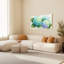 Hydrangea, aquarelle florale, reproduction d'art sur toile tendue sur toile, ensemble de 1-695776998