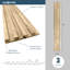 Panneaux muraux en bois 94,5 "x 5,75" Shiplap - Panneaux décoratifs et muraux acoustique 3D-63302347