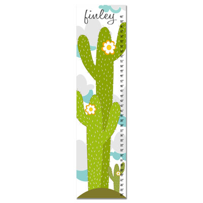 Tableau de croissance personnalisé Cactus