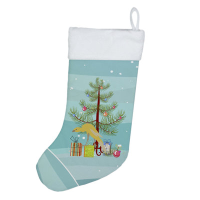 The Holiday Aisle® Belgian Hunchback Canary Merry Christmas Stocking 