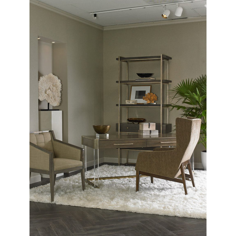 89" H x 42" W Metal Etagere Bookcase