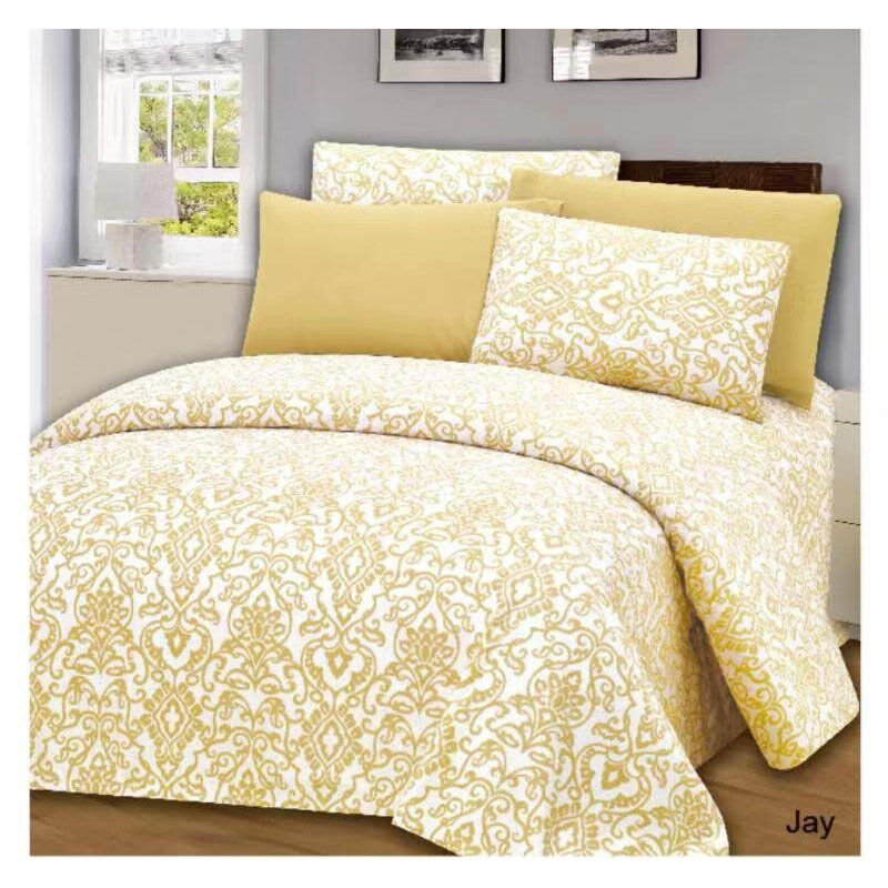 Microfiber Paisley Sheet Set, Queen Sheet Set with 5 Additional Pieces