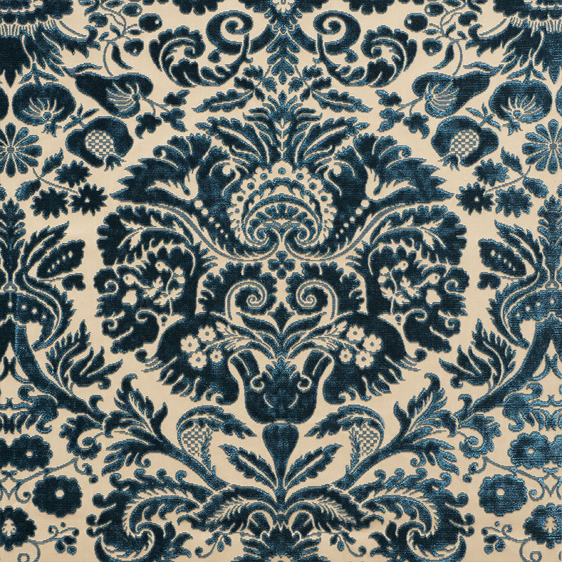 Tissu en velours Morimont, Lac