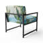 Chaise d'appoint rembourrée Tropical Coastal Beach Tranquility-531421024