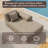 Patio Left-Arm Chaise Lounge Sofa – Single Modular Outdoor Sectional with Water-Resistant Cushions-1142980185