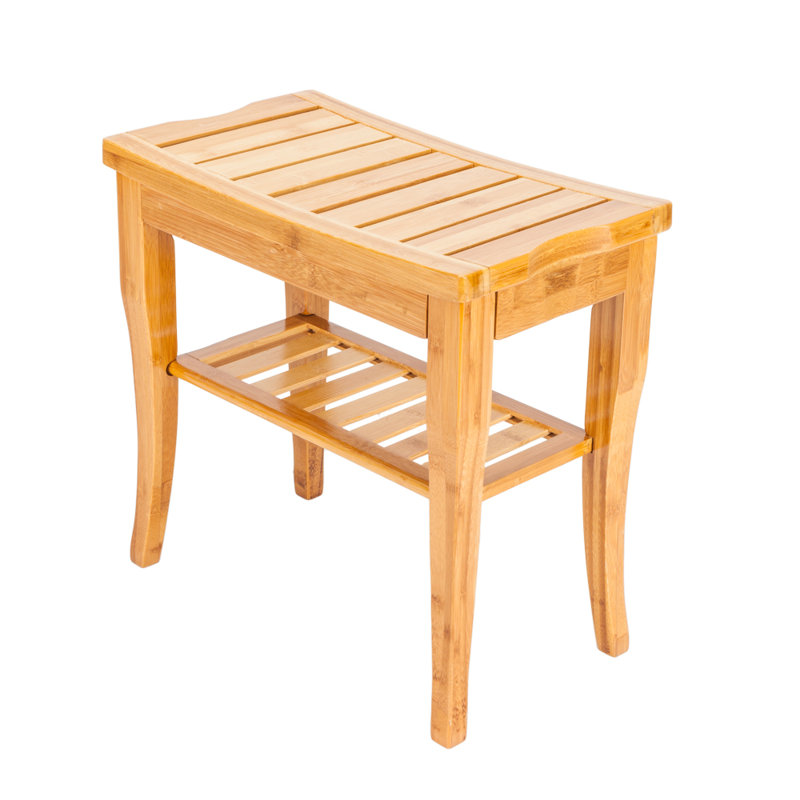 Folsom 18.7'' W Bamboo Shower Bench