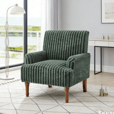 Modern Accent Corduroy Chair