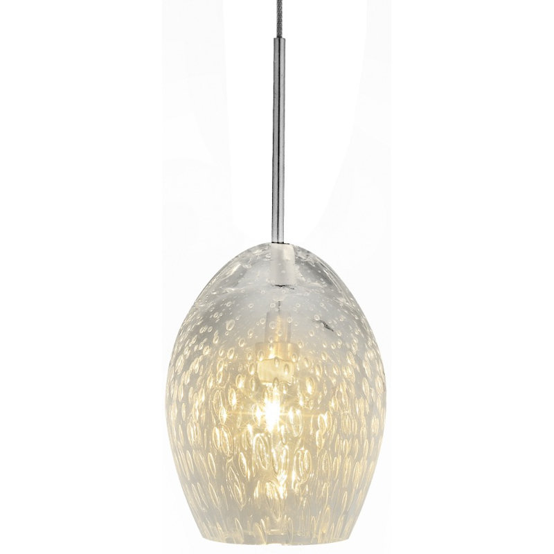 Galaxy 1 Light Low Voltage Pendant, Flush Round, Red