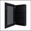 Armoire à pharmacie noire polyvalente avec miroir inclus