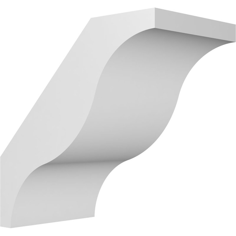 Attelle de genou en PVC de qualité architecturale Funston, H 8 po x l 5 po x P 8 po