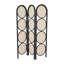 Cloison pliante 3 panneaux l 55,2 po x H 70,5 po Bartle
