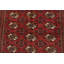 Tapis rouge en laine des années 1990 de 4 pi 4 po x 6 pi 2 po Gweneva