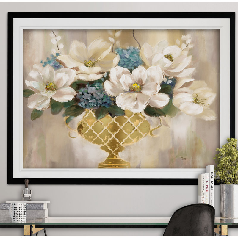 Southern Magnolia - reproduction de cadre photo, Noir, H 30 po x l 40 po x P 1,5 po
