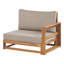 TIMOR 184cm Wide Rectangle Wood Patio Sofa with Cushions