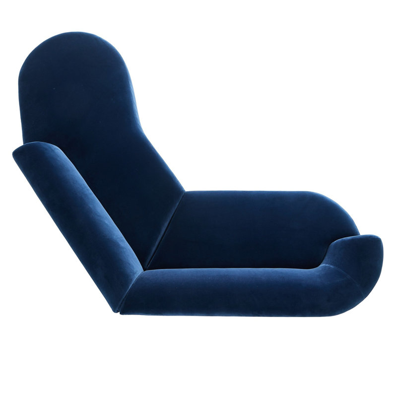 Sanda 105.5" Wide Sofa & Chaise, Right Hand Facing, Surrey Midnight Cotton Blend
