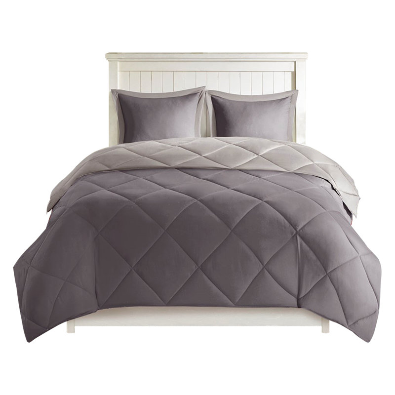 Cozy Hypoallergenic Bedding Sets, Reversible Polyester Comforter For Home