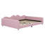Upholstered Daybed With Cloud-Shaped Backrest-1979529998-1979529992