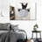 Funny Bathroom French Bulldog Canvas Print-40391523