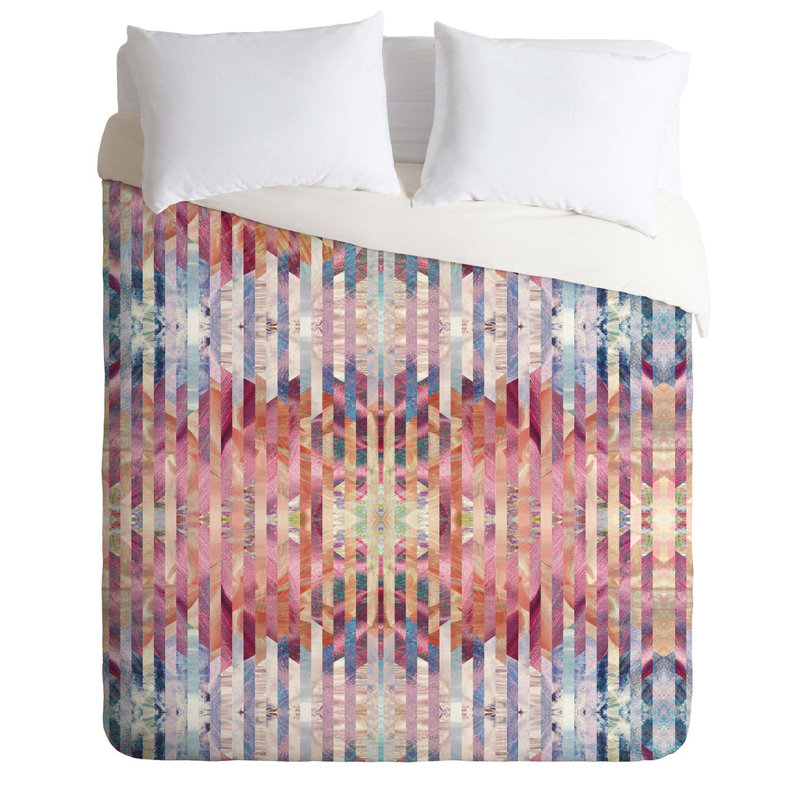 Ensemble de housse de couette Kei Minsk, Housse de couette pour grand lit et 2 taies décor