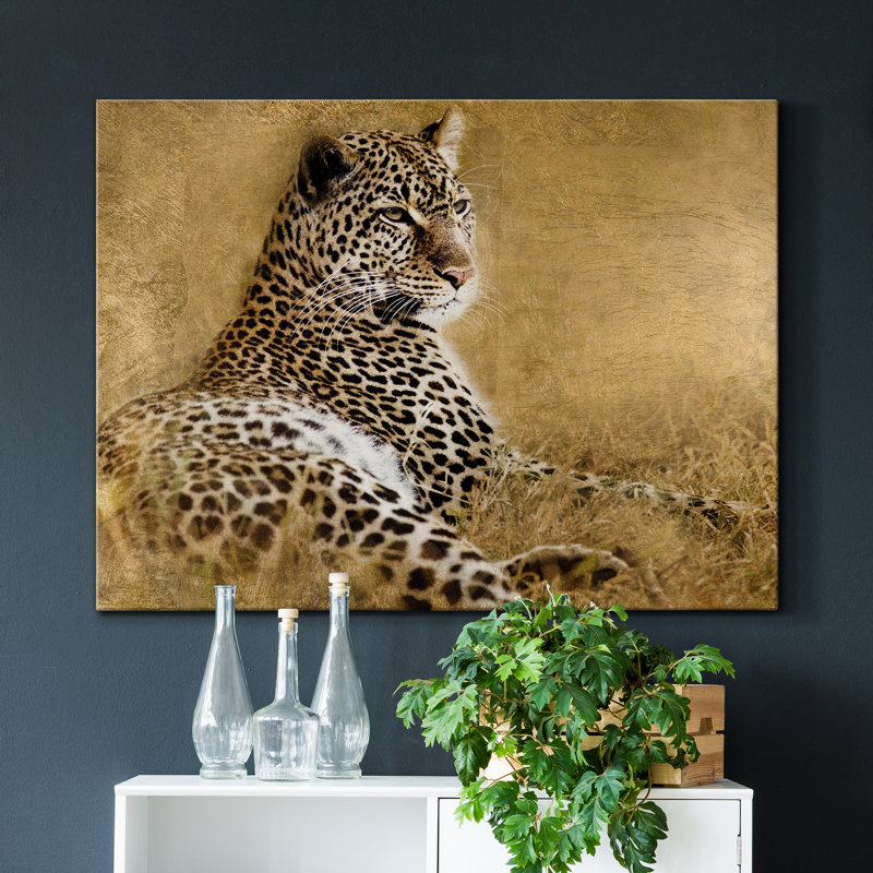 Hautes herbes - reproduction sur toile tendue, H 12 po x l 8 po x P 1 po
