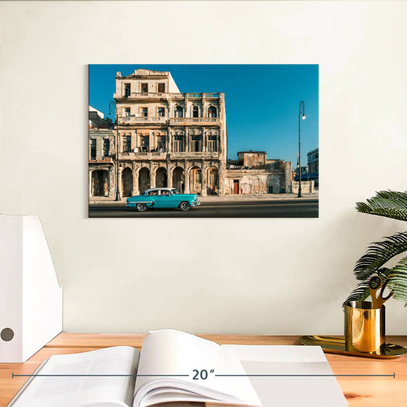 Sebbie Old Havana Speeding Car, 8" H x 12" W