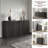Cesiro 34.6'' Wide Buffet Sideboard With Adjustable Shelves-1826698741