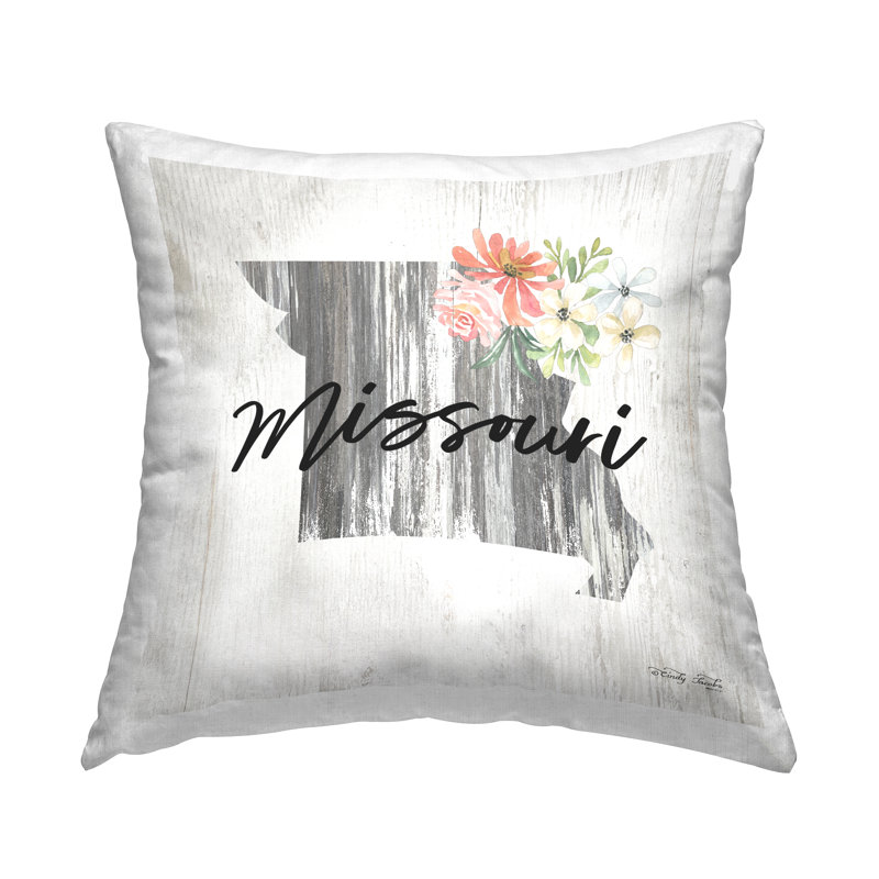  Polyester Throw Square Pillow Cover & Insert by Cindy Jacobs