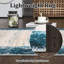 Tapis d'intérieur moderne à bord délavé et délavé lavable à la machine-374621397