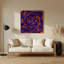 Art mural op mauve 6-1023834400
