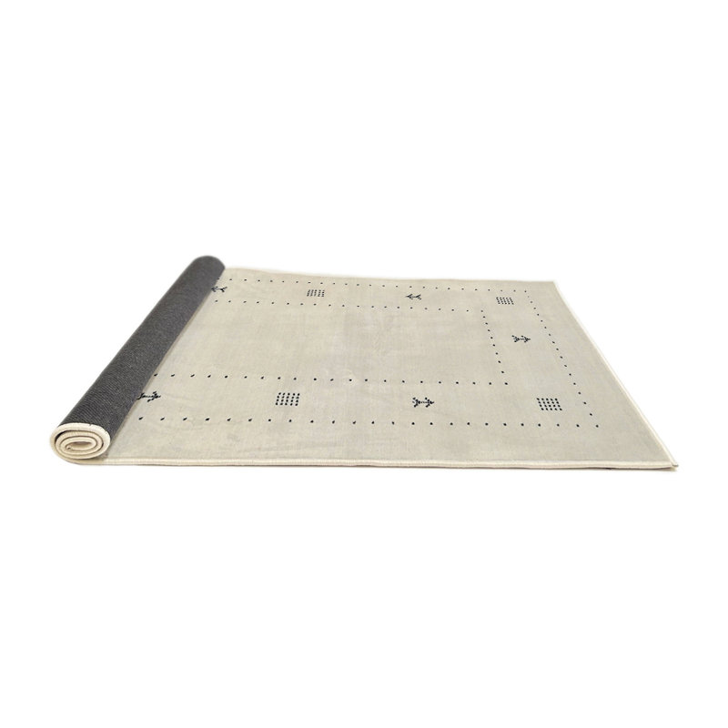 Tapis gris zone contemporaine, Rond 3 pi