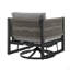 Chaise longue d'extérieur pivotante et pivotante en aluminium avec coussins-404615700