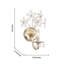 Applique murale en cristal 1 lumière Jamisha