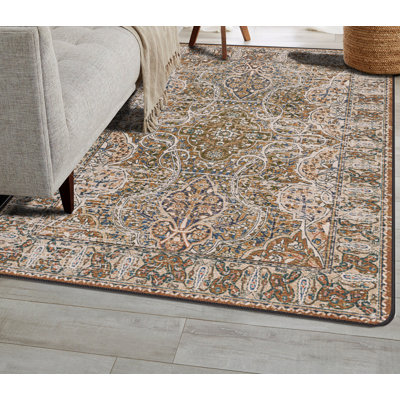 Mirtha Premium EnduraStran Nylon Distressed Rug