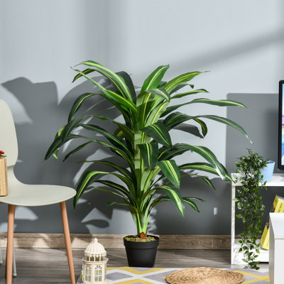 Charleston 110cm Faux Dracaena Plant in Pot