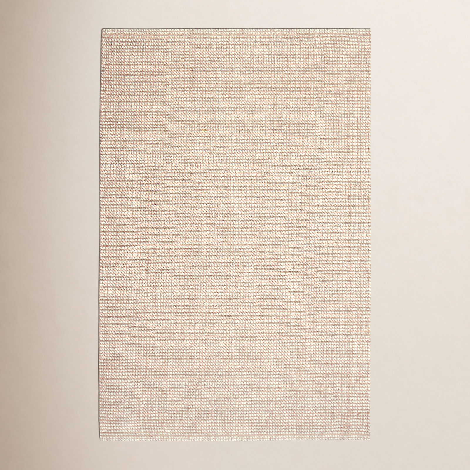 Bayne Beige Hand-Loomed Jute Rug, Rectangle 4' x 6'