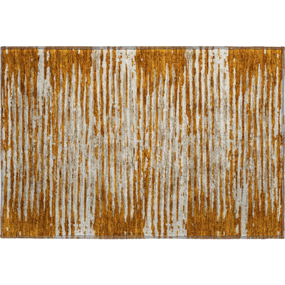 Premium Machine Washable Prisco Paprika Rug