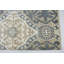 Tapis bleu / beige en laine noué à la main Forreston